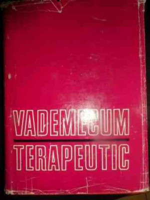 Vademecum Terapeutic - George Ionescu-amza ,540973 foto