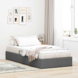 Cumpara ieftin Cadru de pat otoman Gri inchis 90 x 190 cm tesatura
