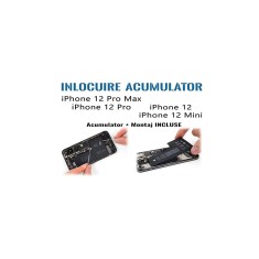 Inlocuire acumulator iPhone 12 Pro Max iPhone 12 Pro iPhone 12 iPhone 12 Mini