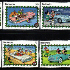 1989 - REDONDA - WALT DISNEY- CARS serie+ 2 colite