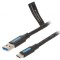 Cablu USB 3.0 A la C 1m negru PVC