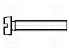 Surub M2,5, otel, 6mm, cap rotund, BOSSARD, 1127918