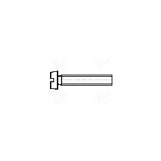 Surub M3, otel, 6mm, cap rotund, BOSSARD, 1123556