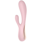 Satisfyer Mono Flex vibrator cu stimularea clitorisului Pink 20,3 cm