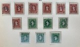 Seria Completă Ungaria 1946 - Industrie și Agricultură, Forint &amp; Filler, 13v, Ștampilată -A150