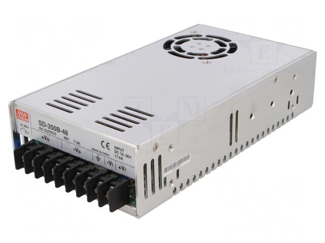Convertor DC/DC 350,4W 19-36V la 48V 7,3A