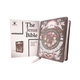 The Jesus Bible Artist Edition, Niv, Leathersoft, Gray Floral, Comfort Print