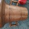 mojar mare bronz ,cu manere rotunde , circa 25 cm inaltime , diametru la parte superioara circa 17cm,pentru colectionari