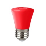 Bec LED color Hoff mini E27 1.5W lumina rosie