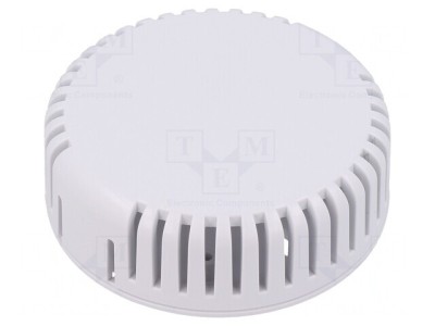 Carcasă pentru alarmă ABS albă ventilată 20,3mm Serie 1551V foto