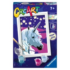 Ravensburger - CreArt pictura pe numere pentru copii unicorn visator care