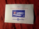 Colita Romania Jocurile Olimpice de Iarna Innsbruck 1964 stampilat
