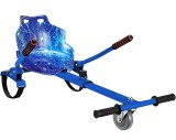 Hoverkart albastru (hoverseat, scaun) compatibil cu hoverboard de 6.5 inch si 10 inch