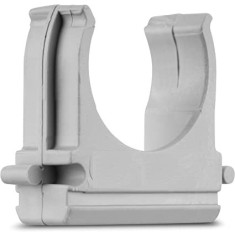 Set 50 buc cleme 40mm PVC pentru prindere tuburi teava conectabile