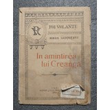 Mihail Sadoveanu - &Icirc;n amintirea lui Creangă (1920; col. Foi volante)