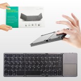 Cumpara ieftin Tastatura pliabila SpectrumPoint&reg;, Wireless, Bluetooth, Touchpad incorporat cu 2 click-uri, compatibila cu Windows, Android, iOS, Smart TV, Negru