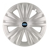 Set 4 Capace Roti, potrivite jantelor de R14, pentru Ford, model glory Gri, Autohelix MSA