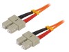 Cablu Patch Cord Fibra Optica Logilink OM2 SC/UPC Duplex 5m LSZH MMF 50/125um