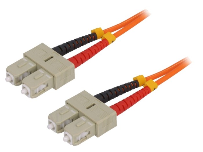 Cablu patch cord fibră OM2 SC/UPC 5m