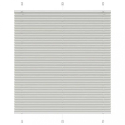 Jaluzea plisată gri deschis 120x100 cm Lățime țesătură 119,4 cm foto