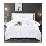 Cumpara ieftin Lenjerie de Pat Damasc 6 Piese, Dungi Duble,Alb- JO333