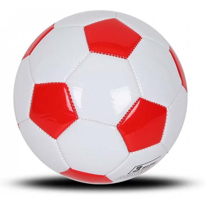 Minge de Fotbal, Model Clasic, Marimea 5, 260 Grame, Rosu