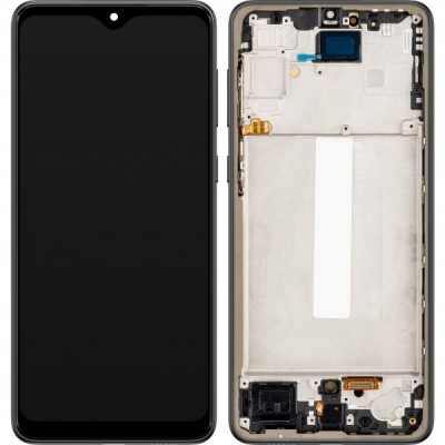 Display cu Touchscreen MP compatibil cu Samsung Galaxy A33 5G A336, cu Rama, Versiune OLED, Negru foto