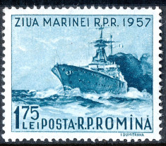 1956 LP435 serie Ziua marinei MNH foto