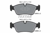 TEXTAR 2393501 Q+ set placute frana,frana disc