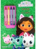 Coloram cu Gabby. Carte de colorat cu 4 creioane cerate. Gabby&#039;s Dollhouse/***, Litera