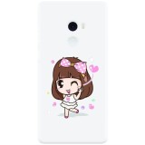 Husa silicon pentru Xiaomi Mi Mix 2, Happy Girl