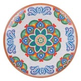 Farfurie rotundă din melamină cu model Aztec colorat &Oslash;28cm, CMCLASS