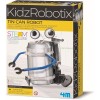 Kit constructie robot - Tin Can Robot Kidz Robotix, 4M