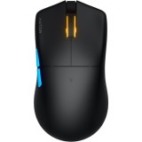 Mouse gaming wireless Hator Pulsar 3 PRO, 30K DPI, senzor Optical PixArt PAW 3950, switch HATOR Optical 100M, side switch Kailh 3M, negru