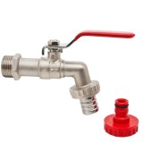 Robinet nichelat dublu serviciu, pentru alimentare cu apa rece sau calda, Valvex, D 1/2&quot;