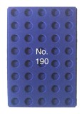 SAFE 190 Tava mare albastra pentru monede cu 40 locasuri de 26 mm