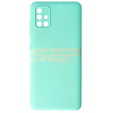 Husa Silicon Samsung Galaxy A51, Pastel Mint, High Copy - Protectie Telefon Premium