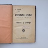 N. Zaharia, Sentimentul religios: psihologia si patologia lui - Religia si Stiinta, Bucuresti, Ed. Librariei Socec, Exlibris Biblioteca Ion Iliescu