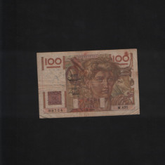 Franta 100 franci francs 1952 seria88724