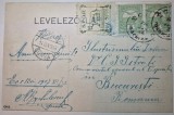 Carte Postala 1907 cu vigneta SPQR, circulata prin posta, RARITATE