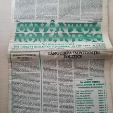 cuvantul romanesc aprilie 1994-ziar legionar