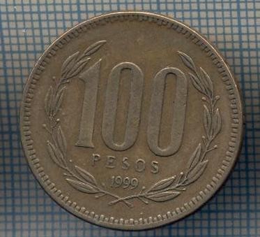 AX 1061 MONEDA- CHILE - 100 PESOS -ANUL 1999 -STAREA CARE SE VEDE