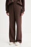 MUUV. pantaloni de trening MUUV..x.Answear culoarea maro, uni