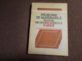 Probleme de matematica traduse din rev. sovietica KVANT R18