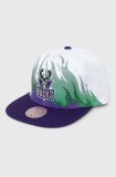 Mitchell&amp;Ness șapcă de baseball din bumbac MILWAUKEE BUCKS culoarea alb, modelator