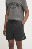 Tommy Jeans pantaloni scurti barbati, culoarea negru, DM0DM20637