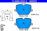 ATE 13.0460-5523.2 set placute frana,frana disc