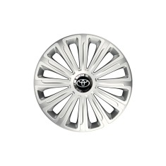 Set 4 capace roti Cu Inel Cromat Trend R15 pentru gama auto Toyota