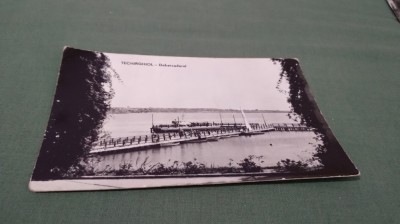 CARTE POSTALA TECHIRGHIOL -DEBARCADIERUL CIRCULATA foto