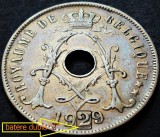 Moneda istorica 25 CENTIMES - BELGIA, anul 1929 * cod 350 B = BELGIQUE - EROARE